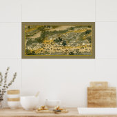 Poster Peinture chinoise ancienne, ville (Cuisine)