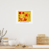 Poster Peinture Citrons et Oranges avec bols (Cuisine)