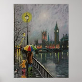 Poster peinture Cityscape (Devant)