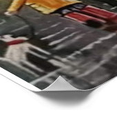 Poster peinture Cityscape (Coin)