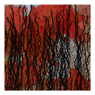 Poster Peinture Contemporaine Abstraite