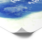 Poster peinture couleur bleu aquarelle ajouter un devis p (Coin)