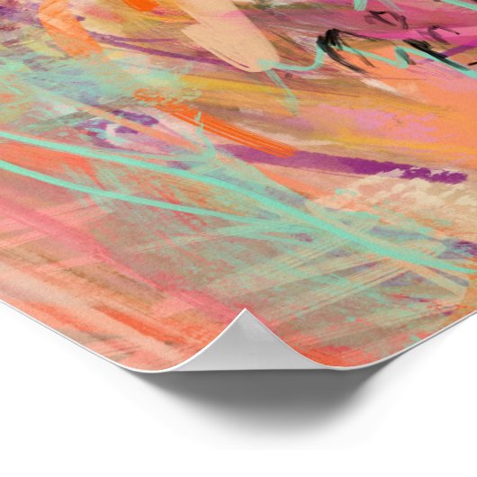 Poster peinture d'âne (Coin)