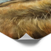 Poster Peinture d'aquarelle côtière du phare (Coin)