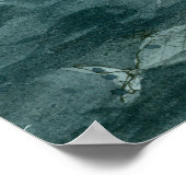 Poster Peinture d'aquarelle de poisson noir et blanc (Coin)