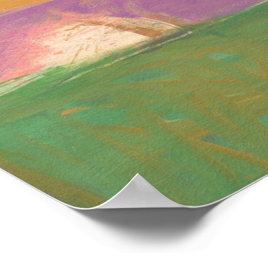 Poster Peinture d'art Abstrait moderne par Richard Dieben (Coin)