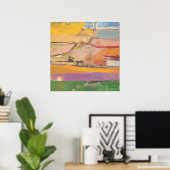 Poster Peinture d'art Abstrait moderne par Richard Dieben (Bureau à domicile)
