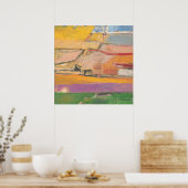 Poster Peinture d'art Abstrait moderne par Richard Dieben (Cuisine)