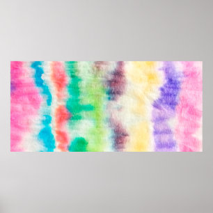 Poster Peinture d'art noir sale. Motif de Shibori. Pincea