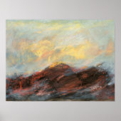 Poster Peinture d'art paysager Abstrait (Devant)