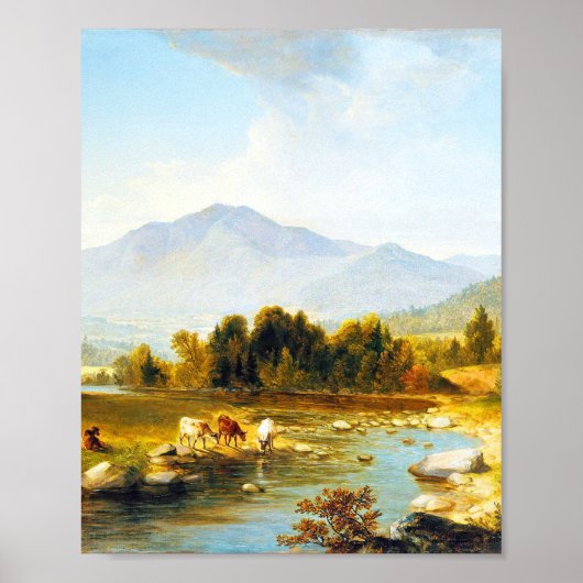 Poster Peinture d'art paysager par Asher Brown Durand (Devant)