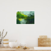 Poster peinture d'art paysagère abstraite (Cuisine)