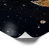Poster Peinture d'astronaute (Coin)