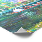 Poster Peinture de bateau à cygne de Boston (Coin)