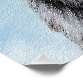 Poster Peinture de berger américaine miniature - Chien Ar (Coin)