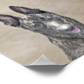 Poster Peinture de berger hollandais - jolie art original (Coin)