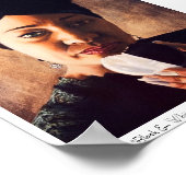 Poster Peinture de biscuits noir et blanc par Rachel Dole (Coin)