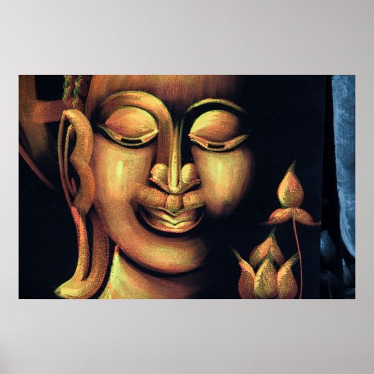 Poster Peinture de Bouddha (Devant)