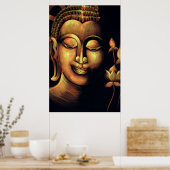 Poster Peinture de bouddha (Cuisine)
