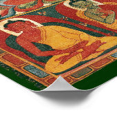 Poster Peinture de bouddha vintage (Coin)