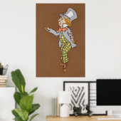 Poster Peinture de caractères de la forêt d'Alice et Wond (Bureau à domicile)