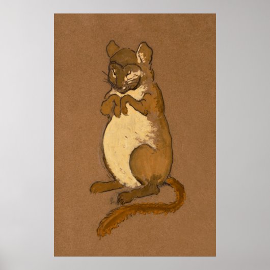 Poster Peinture de caractères Forêt Alice et Wonderland-8 (Devant)