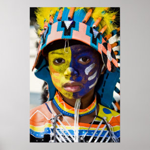 Poster peinture de carnaval
