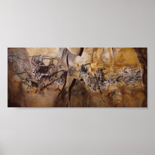 Poster Peinture de caverne de Chauvet