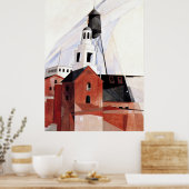 Poster peinture de Charles Demuth, Lancaster (Cuisine)