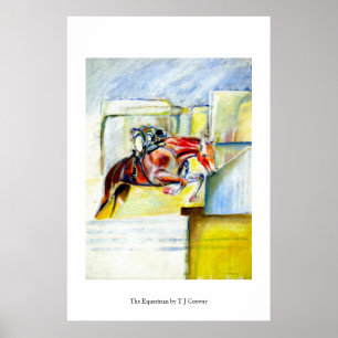 Poster peinture de cheval