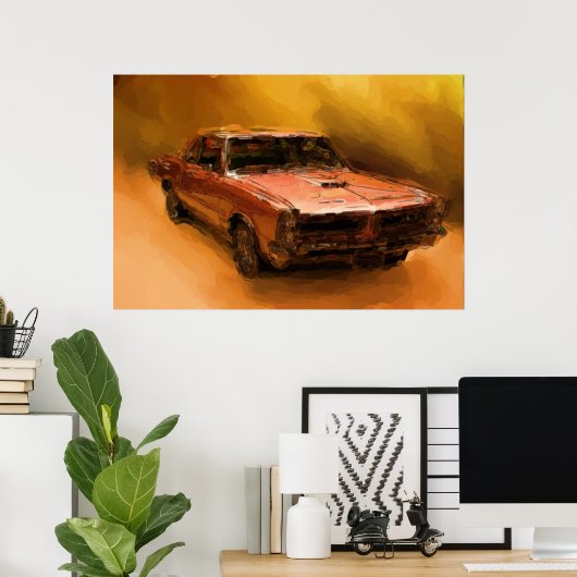 Poster Peinture de chèvre (Bureau à domicile)