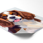 Poster Peinture de chien Cocker Spaniel (Coin)