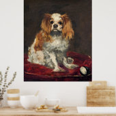 Poster Peinture de chien de Manet (Cuisine)