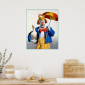 Poster Peinture de clown 1 (Cuisine)