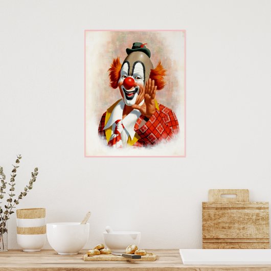 Poster Peinture de clown 2 (Cuisine)