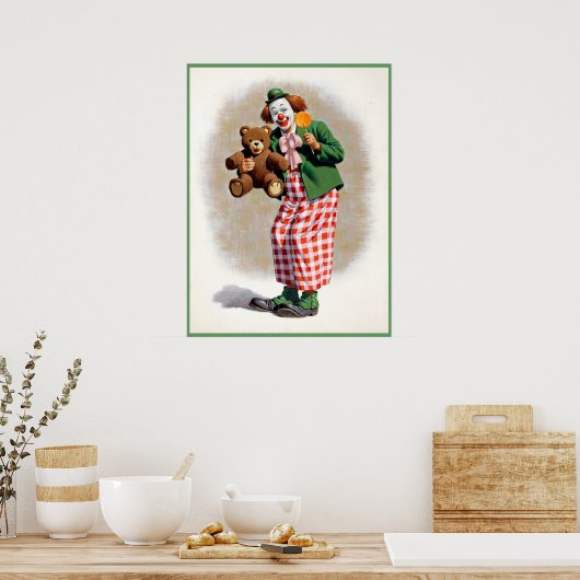 Poster Peinture de clown 4 (Cuisine)
