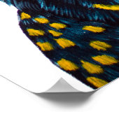 Poster Peinture de Cockatoo Noir (Coin)