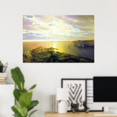 Poster Peinture de coucher de soleil sur la plage (Bureau à domicile)
