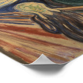 Poster Peinture de cri - Edvard Munch - 1910 (Coin)