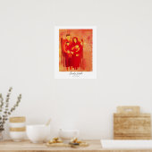 Poster Peinture de famille assise (Cuisine)