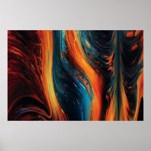 Poster Peinture de feu (Devant)