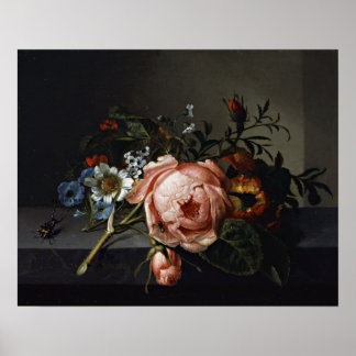 Poster Peinture de fleurs hollandaise Art de la vie morte