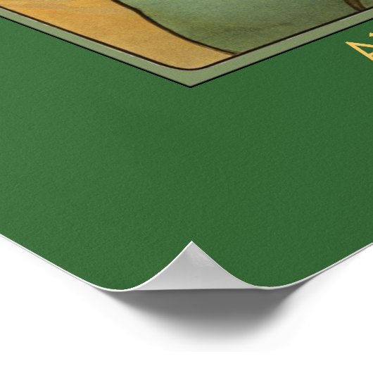 Poster Peinture de fruits Alphonse Mucha (Coin)