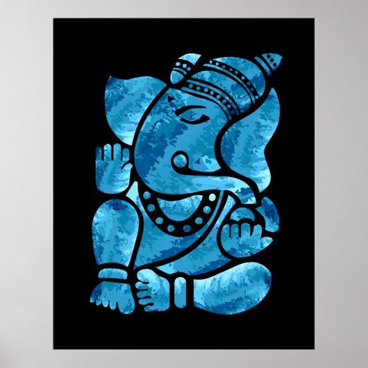 Poster Peinture de Ganesha (Devant)