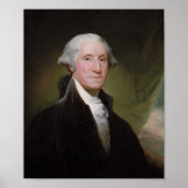 Poster Peinture de George Washington - Gilbert Stuart (Devant)