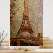 Poster Peinture de Georges Seurat : La Tour Eiffel (1889) (Cuisine)
