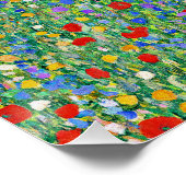 Poster Peinture de Gustav Klimt, Mohnfeld (Coin)