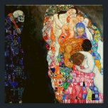 Poster Peinture de Gustav Klimt sur Death and Life.<br><div class="desc">Peinture de Gustav Klimt sur Death and Life. Poster</div>