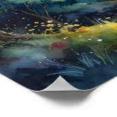 Poster Peinture de hibou (Coin)