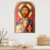 Poster Peinture de Jésus (Cuisine)